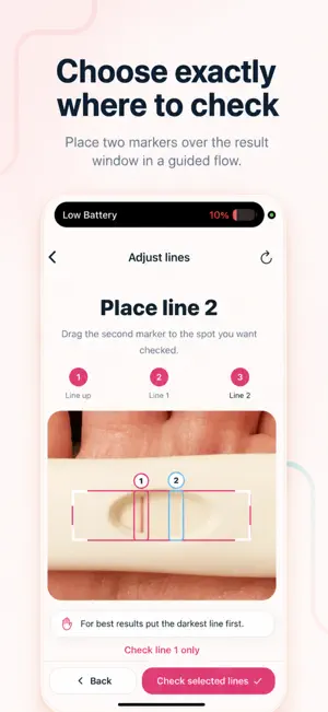 Pregnancy Test Checker 2Lines screenshot 2