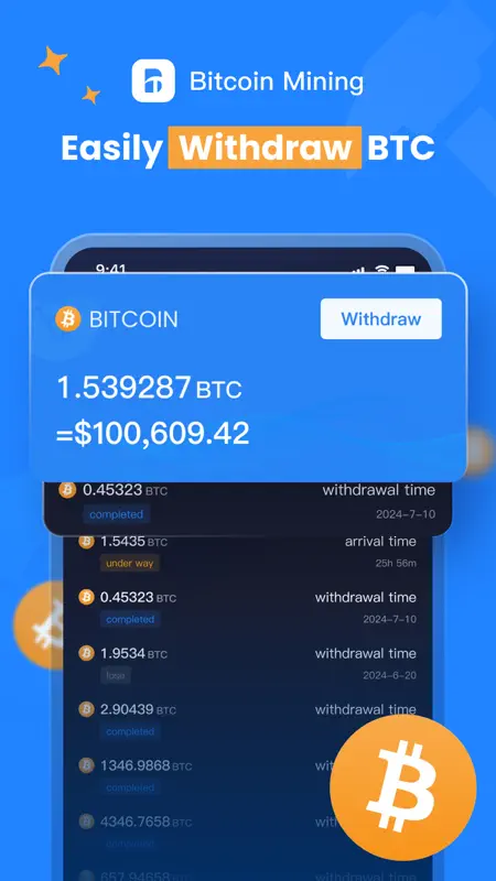 Bitcoin Mining · Cloud Mining screenshot 3 of 4