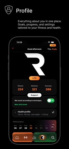 Re4m: Home Fitness Workouts screenshot