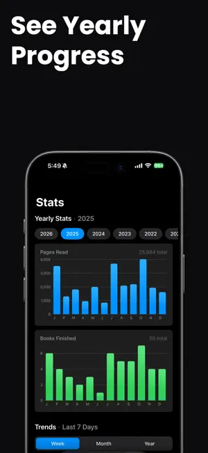 Bibliostats: Reading Tracker screenshot 3
