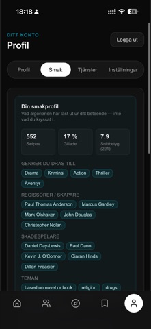 NextWatch: filmtips & serier Screenshot 10 of 10