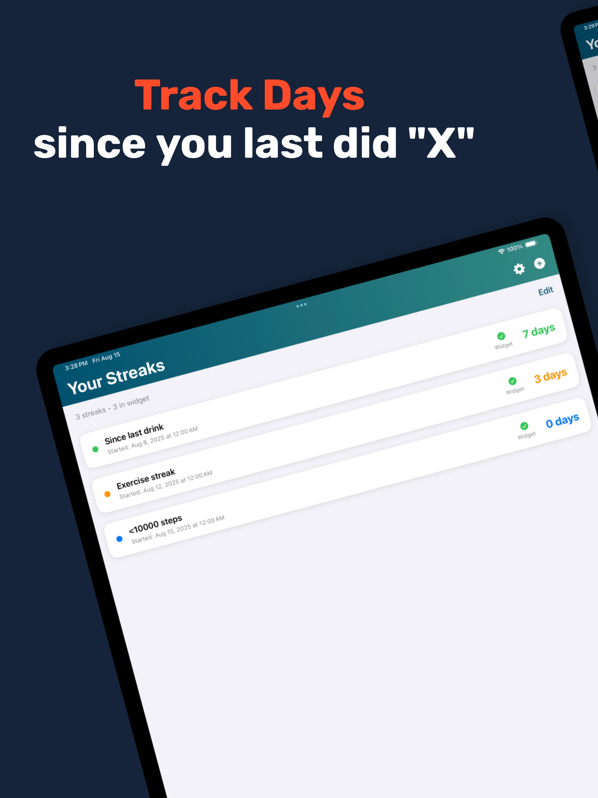 My Streaks: Habits & Widget