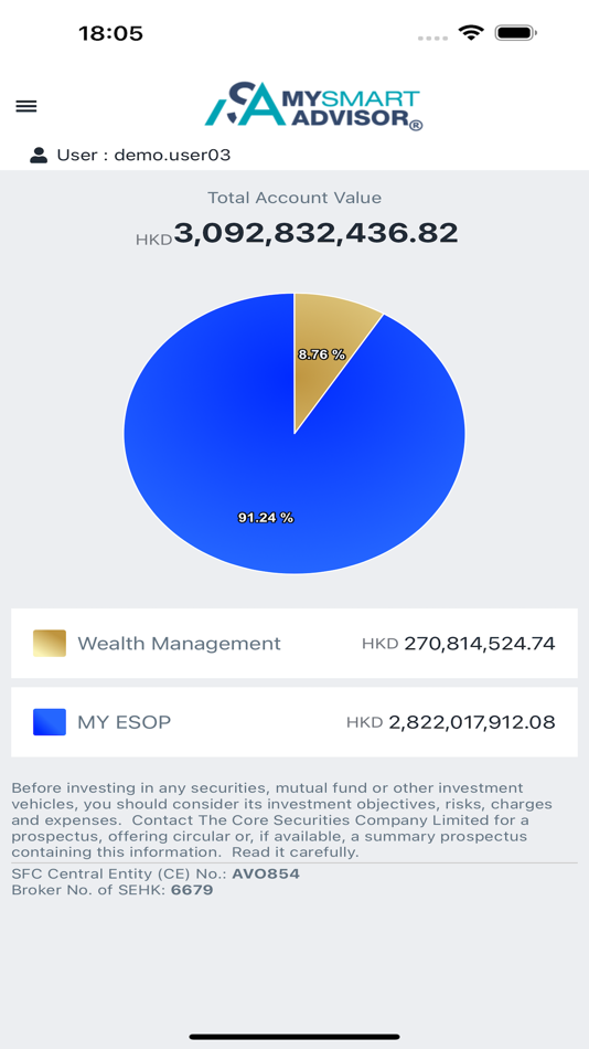 #2. MySmartAdvisor (iOS) 由: The Core Securities Company Limited