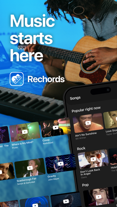 Rechords: Play songs & chords Screenshot