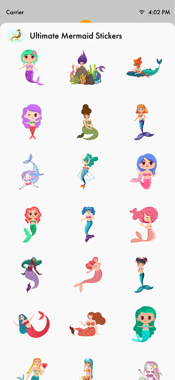 Screenshot #2 pour Ultimate Mermaid Stickers