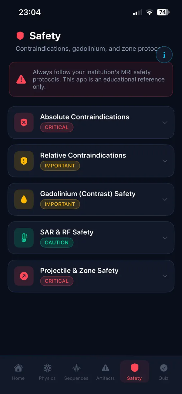 Screenshot #3 pour iMRILearn
