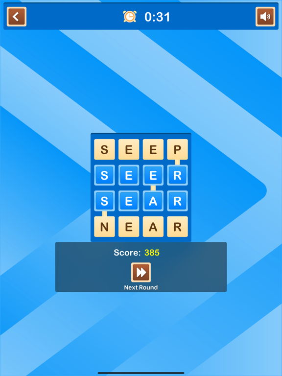 LinkWordy iPad screenshot