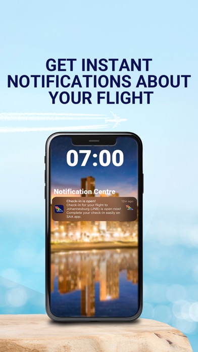 South African Airways Screenshot