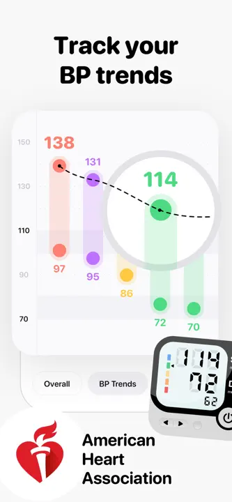Blood pressure app+ screenshot 2 of 3