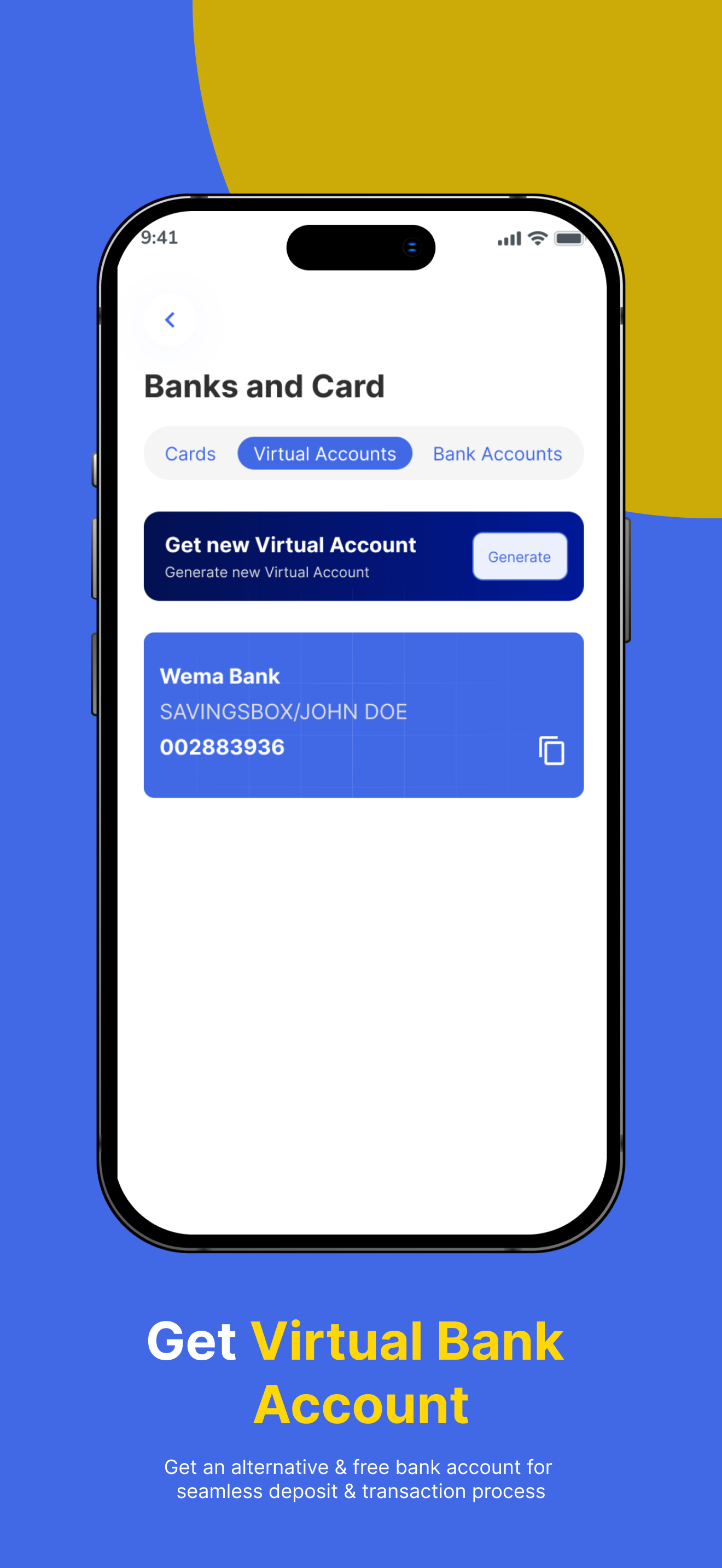 SavingsBox App