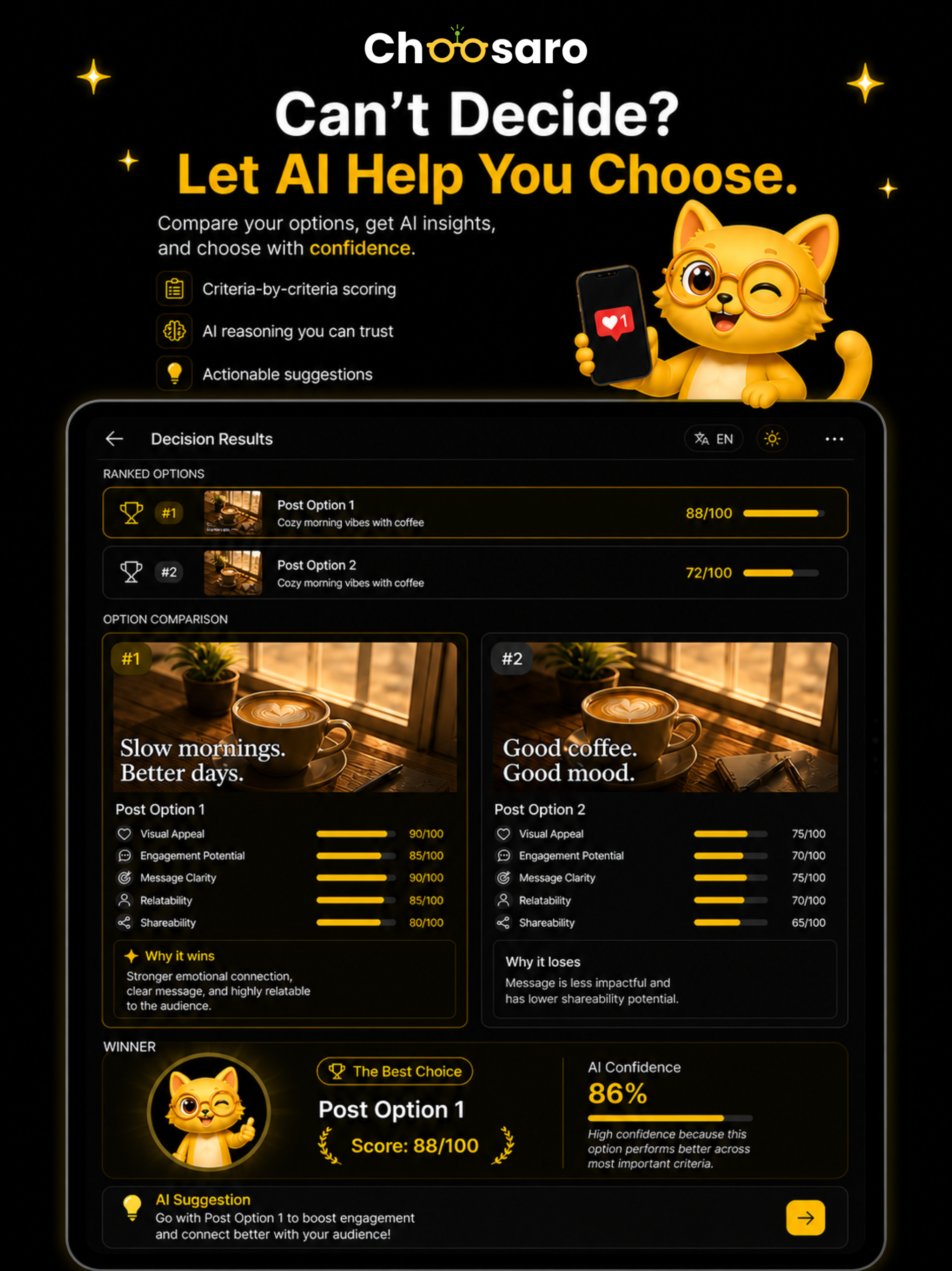 Choosaro: AI Decision Maker screenshot 15