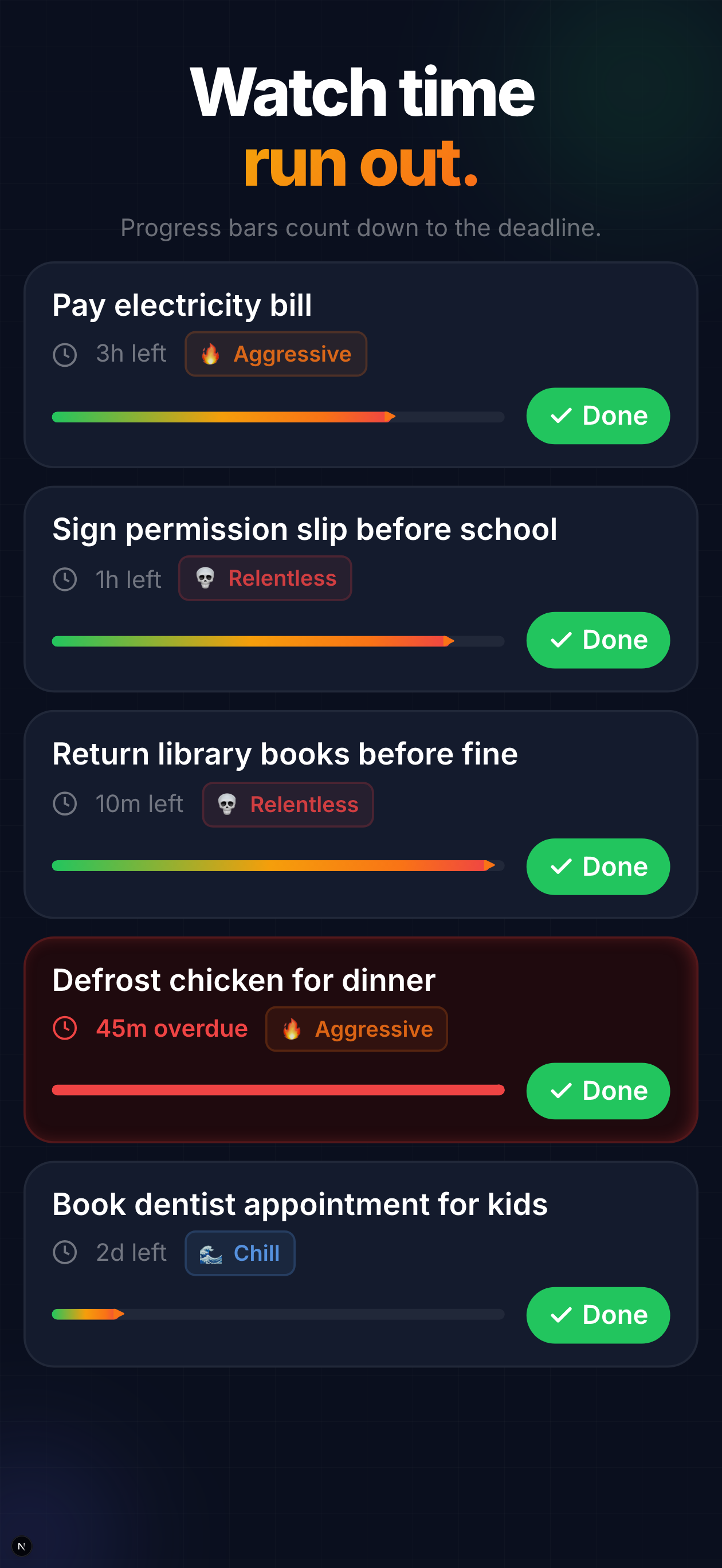 DON’T FORGET: To-Do