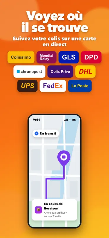 Suivi colis: DHL,DPD,GLS,UPS screenshot 3 of 10