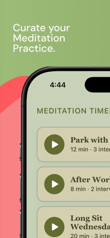 Meditation Interval Timer. Screenshot 2 of 6
