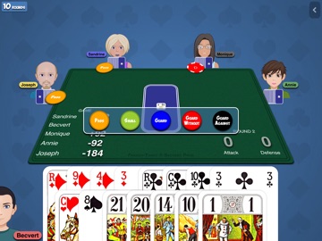 French-Tarot iPad screenshot