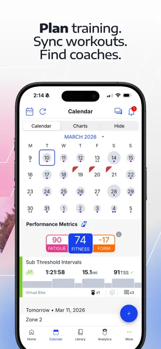 TrainingPeaks: Screenshot 2 von 6