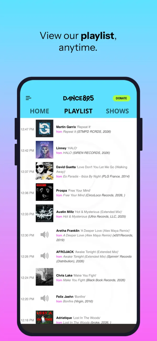 Screenshot #3 pour Dance 89.5 Official App