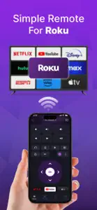 Free TV Remote ™ for Roku TV screenshot #1 for iPhone