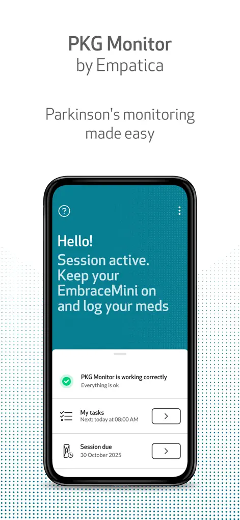 PKG Monitor by Empatica - Medical App | MWM