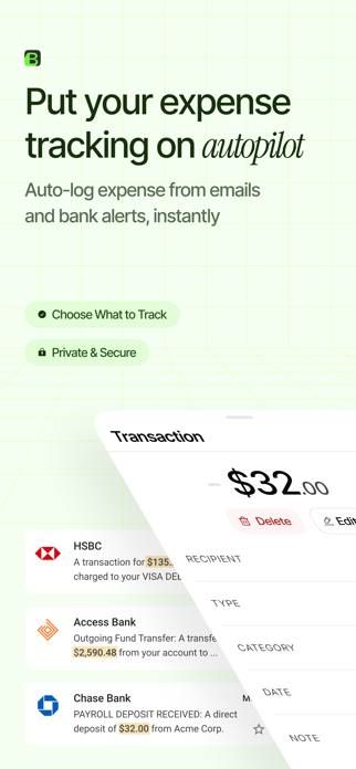 Budge AI: Expense Tracker Screenshot 1 of 7