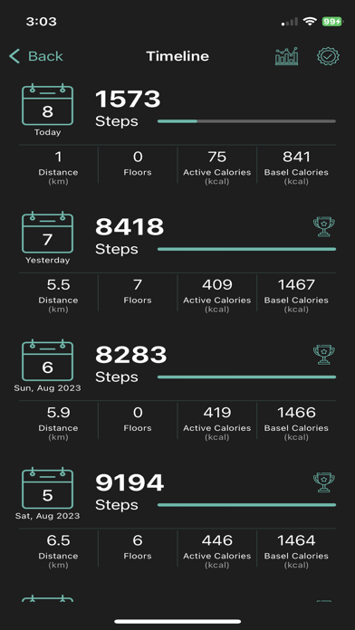 Steps - Walking & Running Screenshot