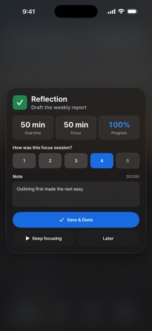FAGL: Focus Timer & Goals screenshot 5