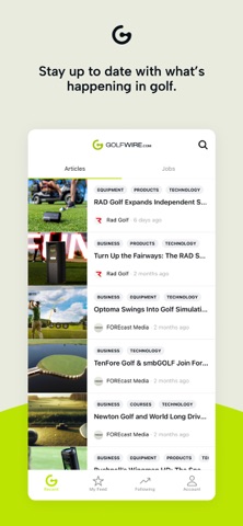 Golfwire - Drive Your Audience screenshot