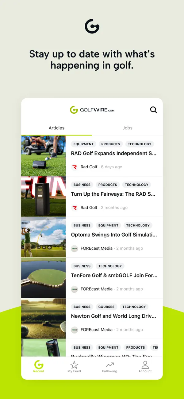 Screenshot #1 pour Golfwire - Drive Your Audience