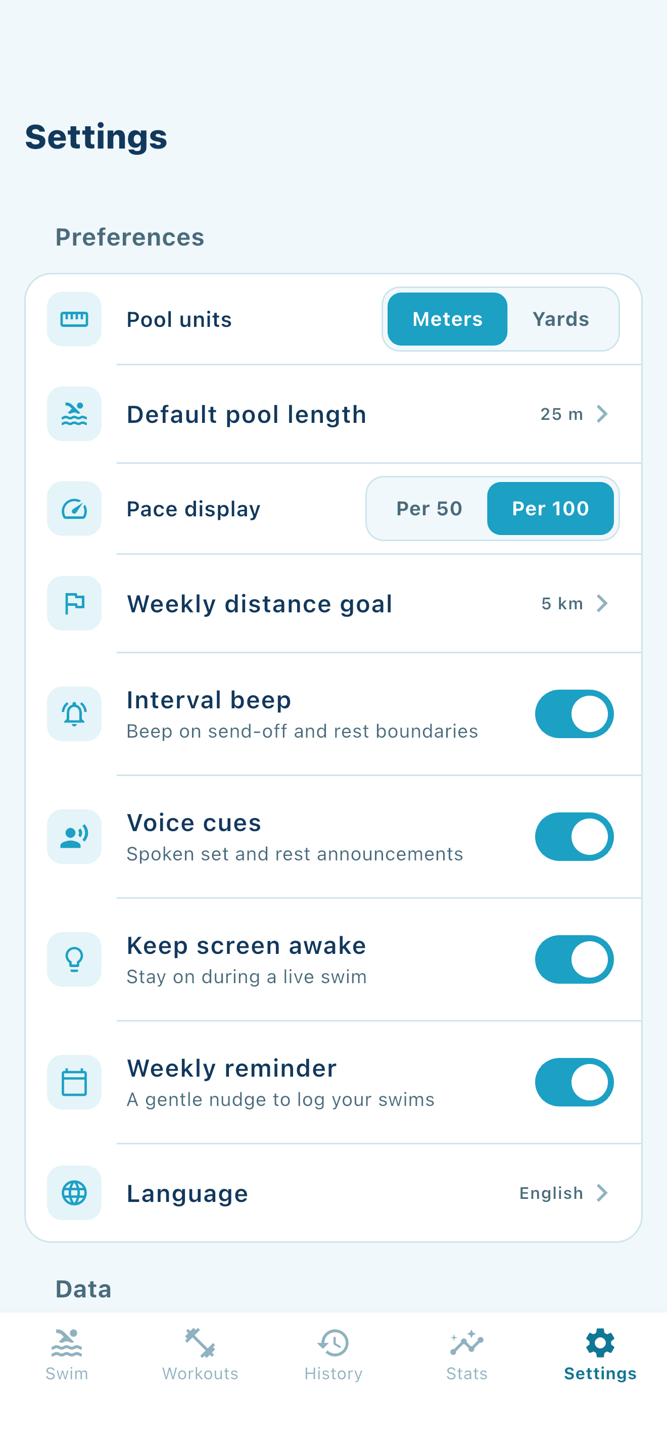 LapTrack: Swim & Lap Log screenshot 5