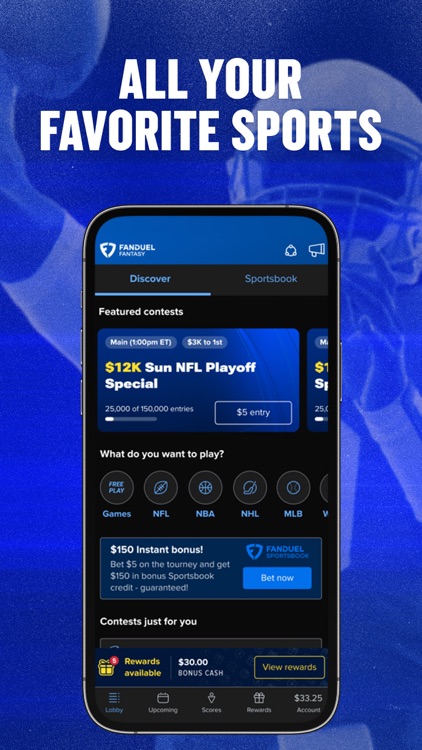 FanDuel Fantasy Sports screenshot-0