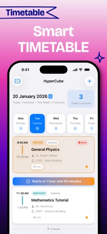 HyperCube: Timetable & Tasks Screenshot 2 of 7