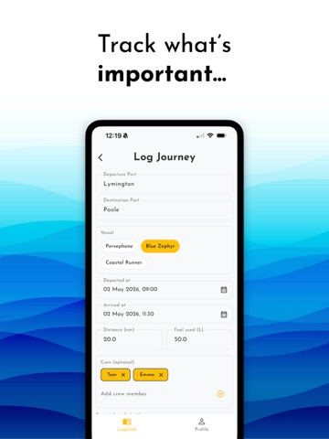 Boaters Logbook (Captain) iPad screenshot