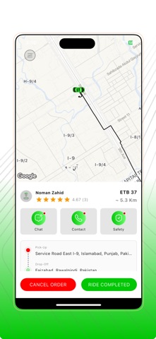 MotoCabz Driver Screenshot 8 of 9