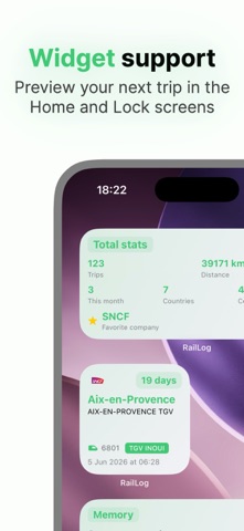 RailLog screenshot