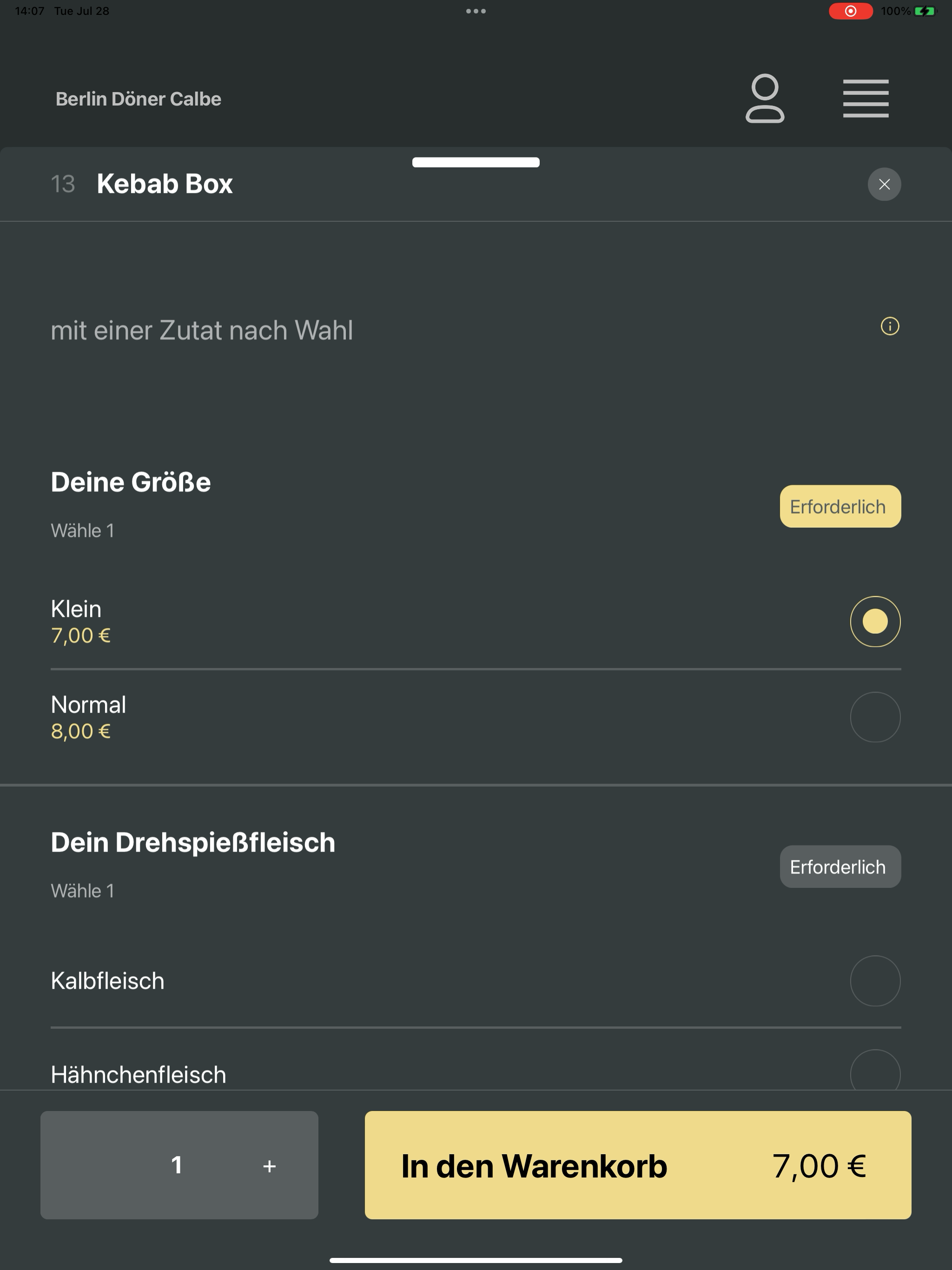 Berlin Döner Calbe screenshot 15