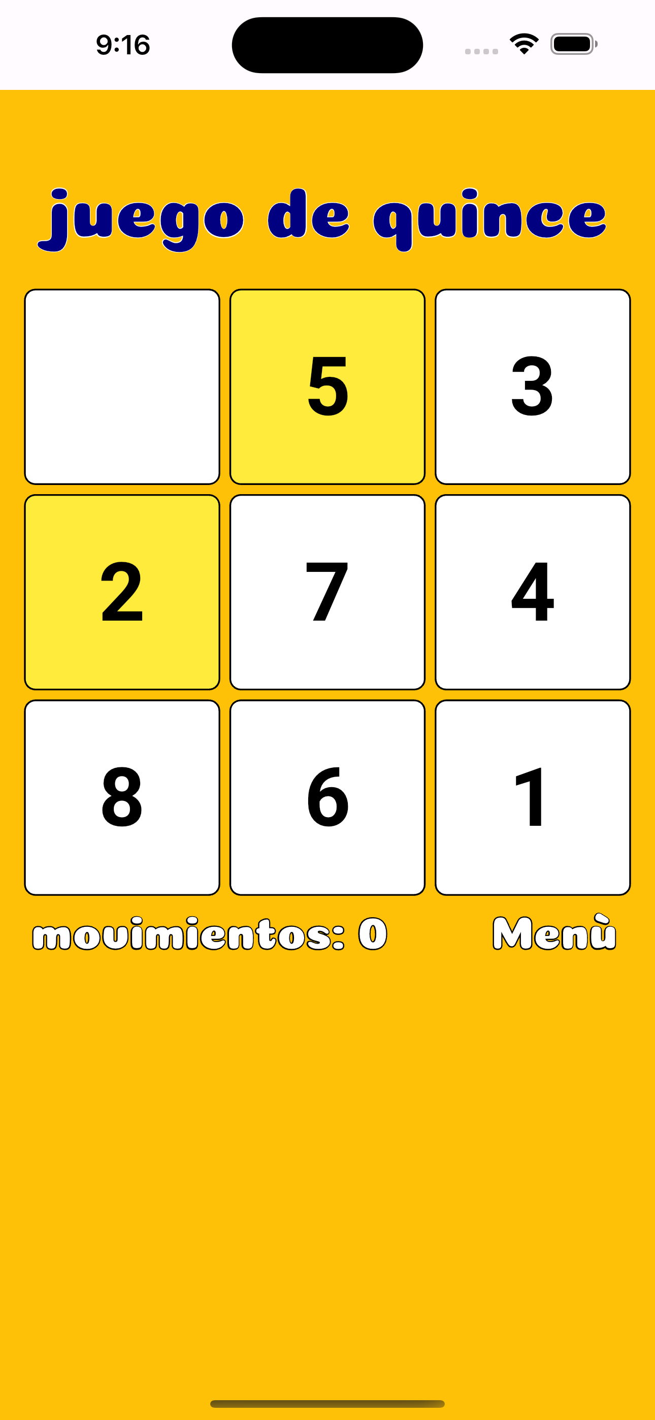 Juego del 15!