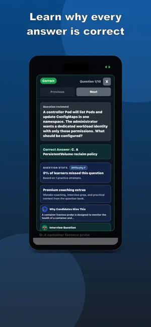 CKA Practice Test screenshot 2