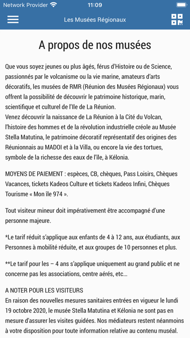 Les Musées Régionaux Screenshot