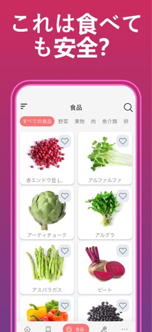 妊娠中の食事：食品とレシピ のスクリーンショット