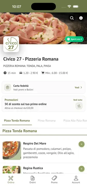 Pizzeria Romana Civico 27 screenshot 1