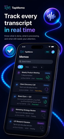 TapMemo: AI Voice Recorder screenshot