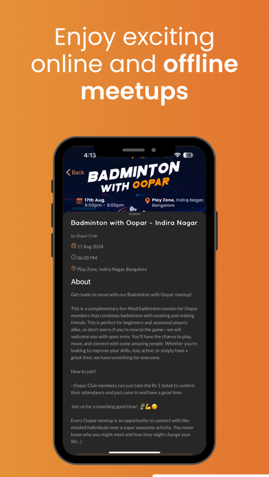 Oopar Club - Socialize offline Screenshot