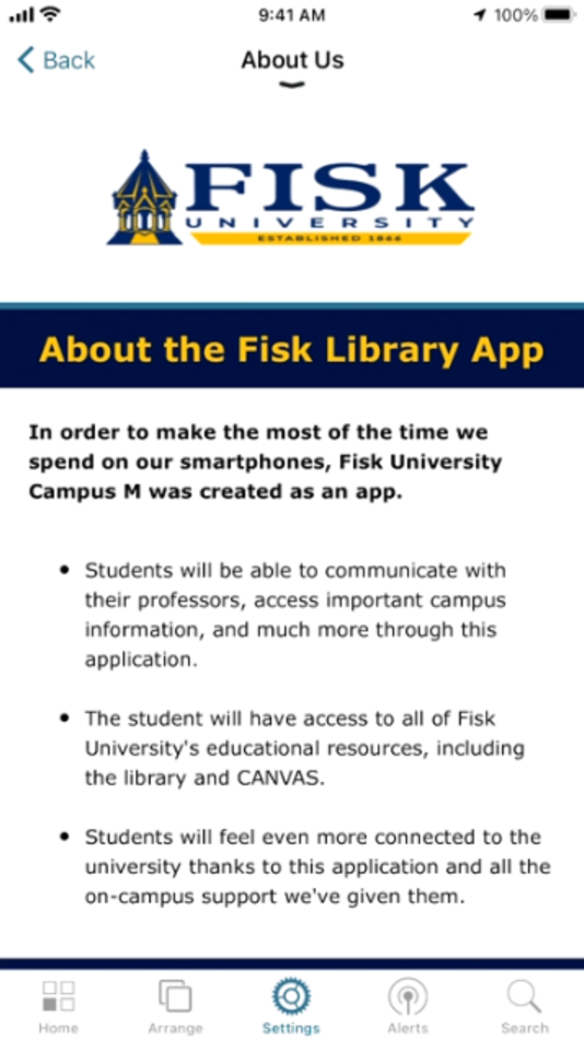 #2. Fisk University Campus M (iOS) 由: Ex Libris LTD