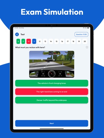 Driving License Test 2025 iPad screenshot
