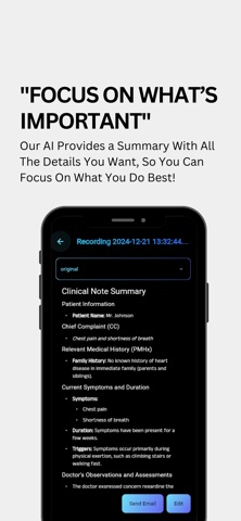 Sporo AI Scribe screenshot