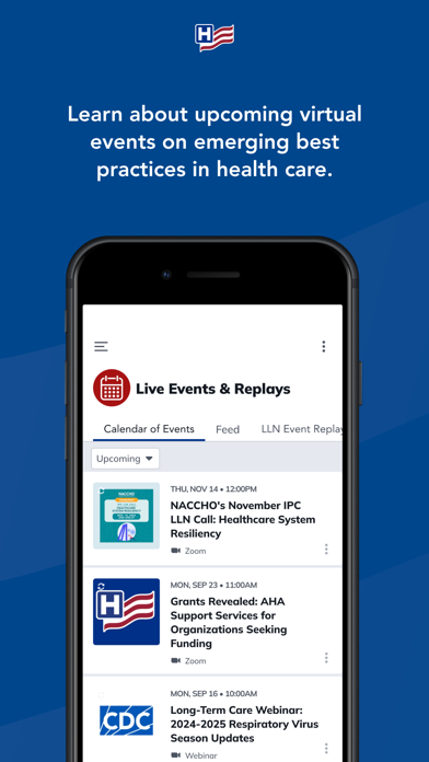 AHA Living Learning Network Screenshot