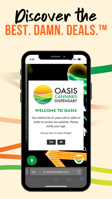 Oasis Cannabis Screenshot