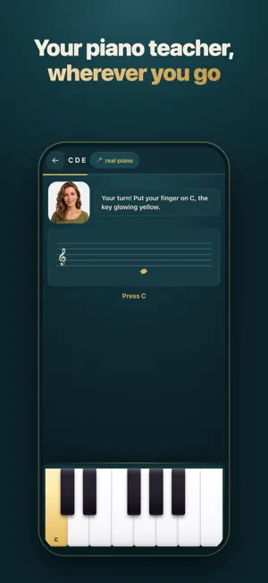 Cléa: Learn Piano screenshot 1