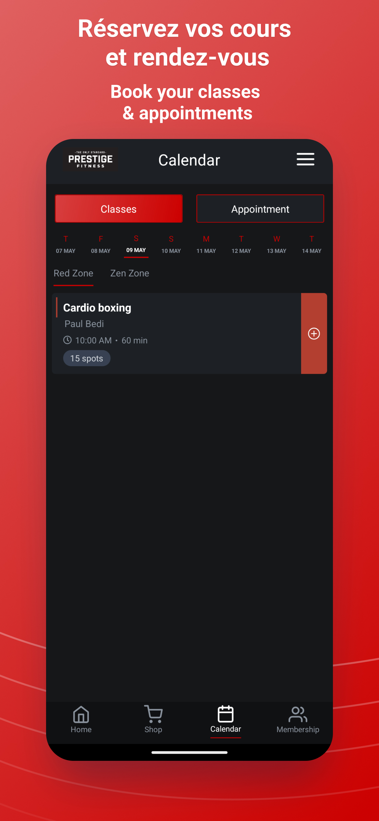 Prestige Fitness screenshot 4