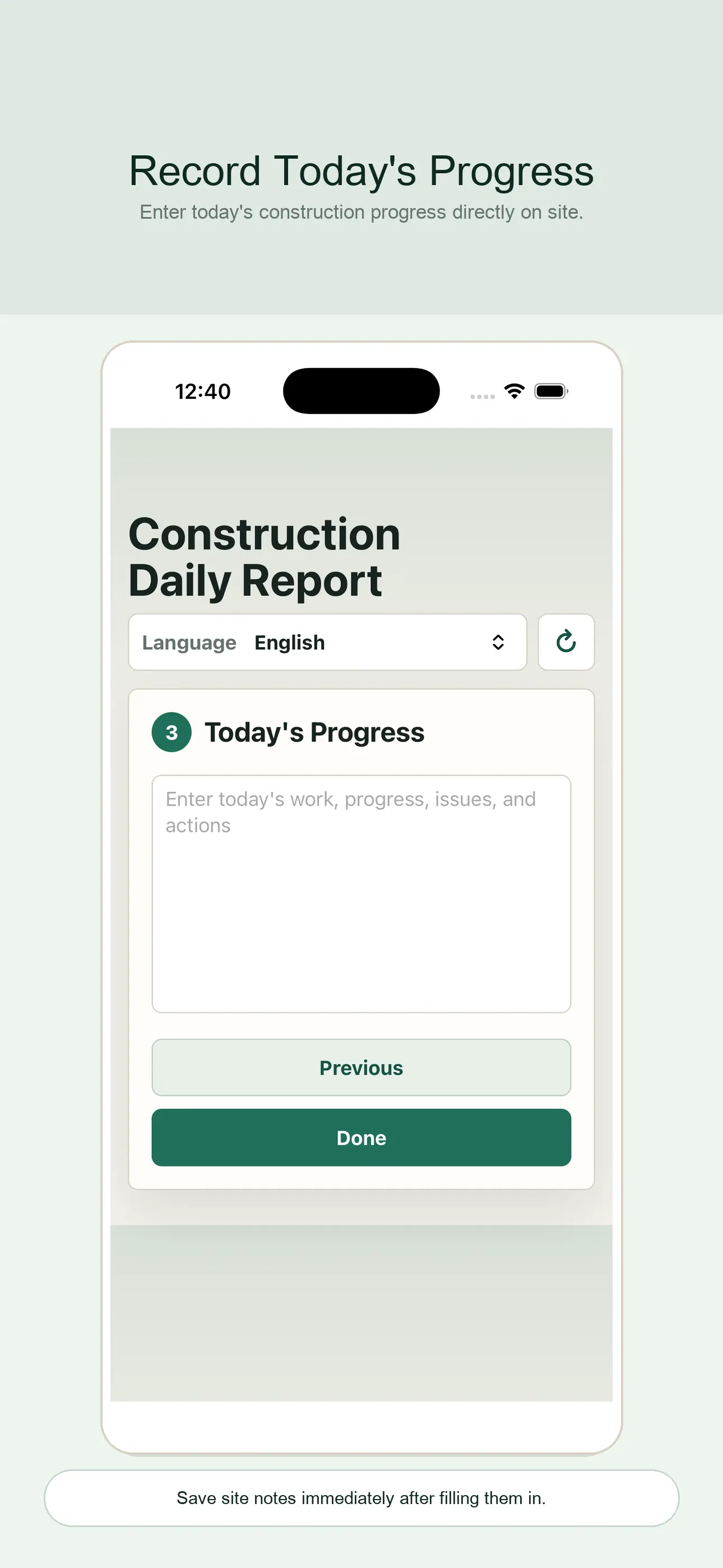 Construction Daily Report 스크린샷 3